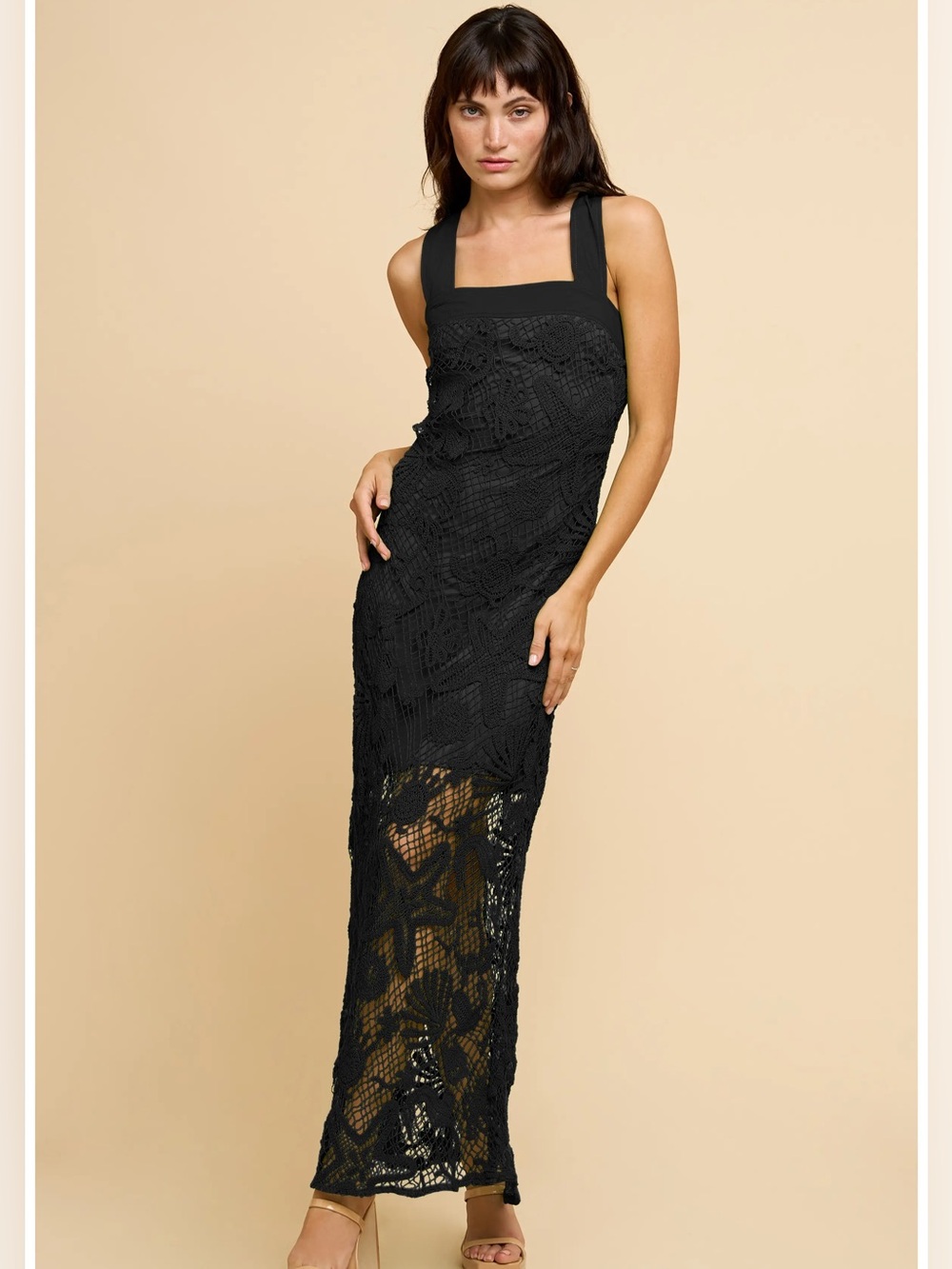 Ciebon ‘Krystina’ Crochet Maxi Dress - Picture 6 of 10
